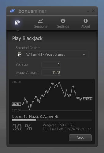 BonusMiner Blackjack bot 1.0 full